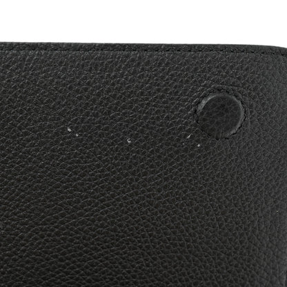 Burberry Coated Canvas Calfskin Vintage Check Medium Note Crossbody Bag Black 12 of 13