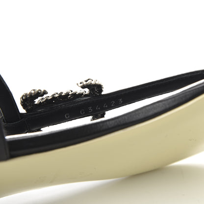 Chanel Lambskin CC Chain Thong Sandals 40 Black 8 of 8