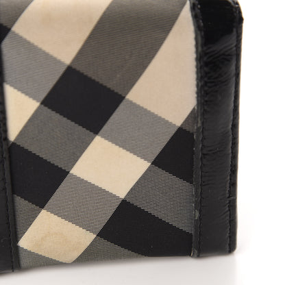 Burberry Beat Check Penrose Continental Wallet Black 7 of 12
