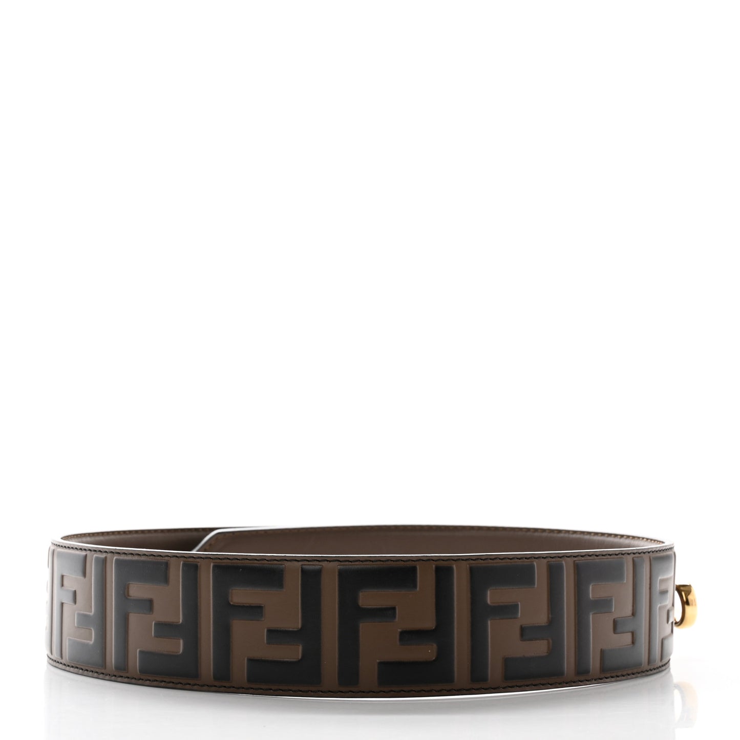 Vitello Century Bi-Color FF 1974 Embossed Strap You Maya Black