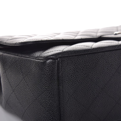 Chanel Caviar Quilted Maxi Double Flap Black 9 of 12