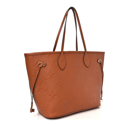 Louis Vuitton Empreinte Monogram Giant Neverfull MM Cognac 3 of 10