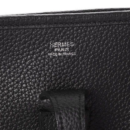 Hermes Taurillon Clemence Evelyne III PM Black 6 of 8