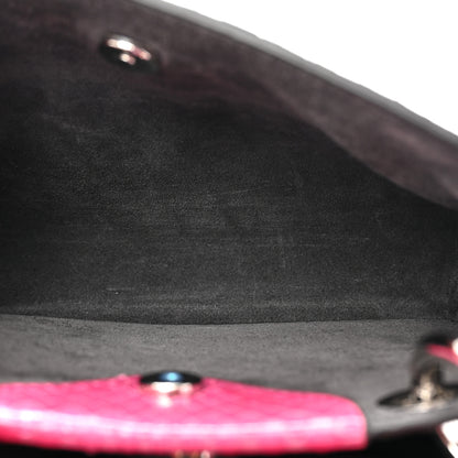 Jimmy Choo Snakeskin Varenne Top Handle Pink 6 of 12