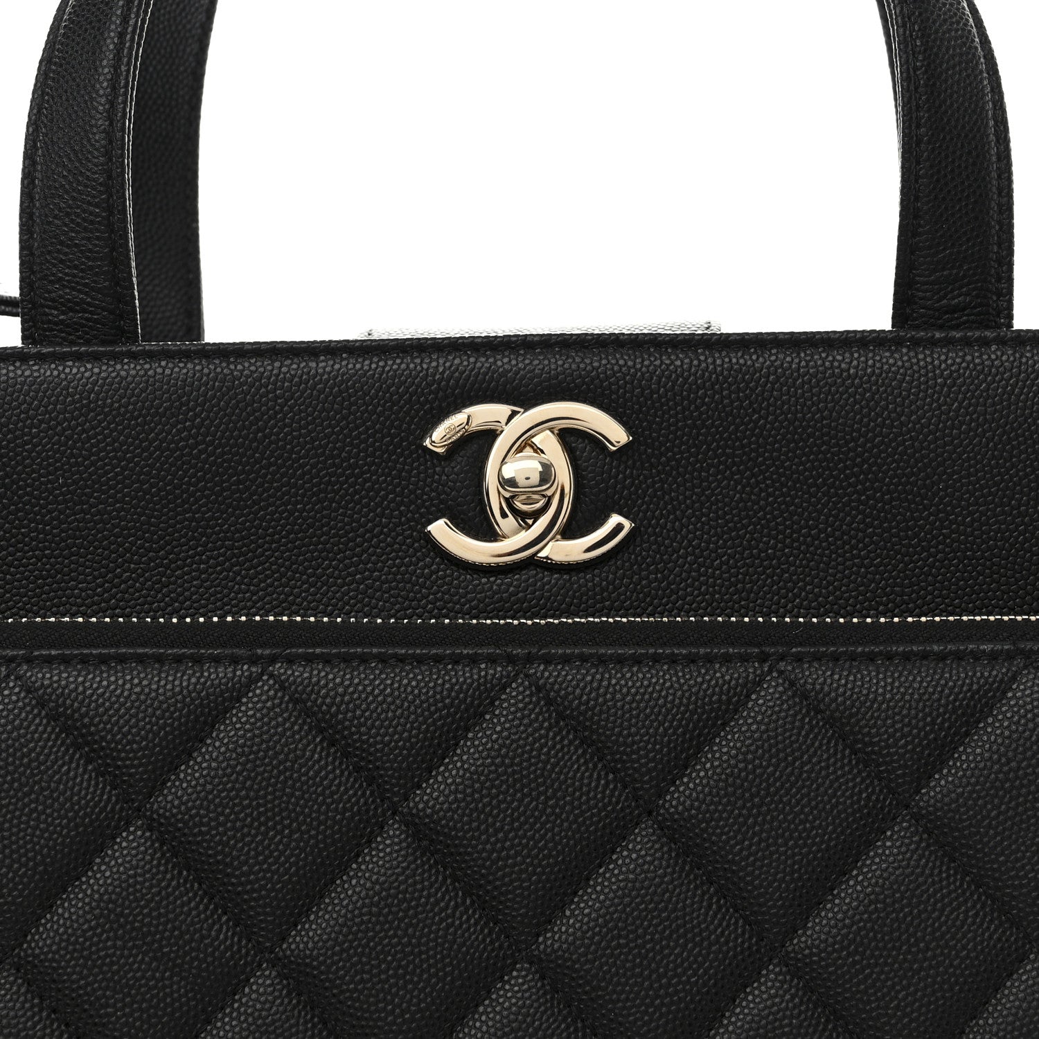 Chanel Caviar Quilted Large Business Affinity Shopping Bag Black 9 of 11