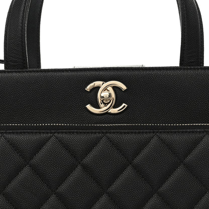 Chanel Caviar Quilted Large Business Affinity Shopping Bag Black 9 of 11