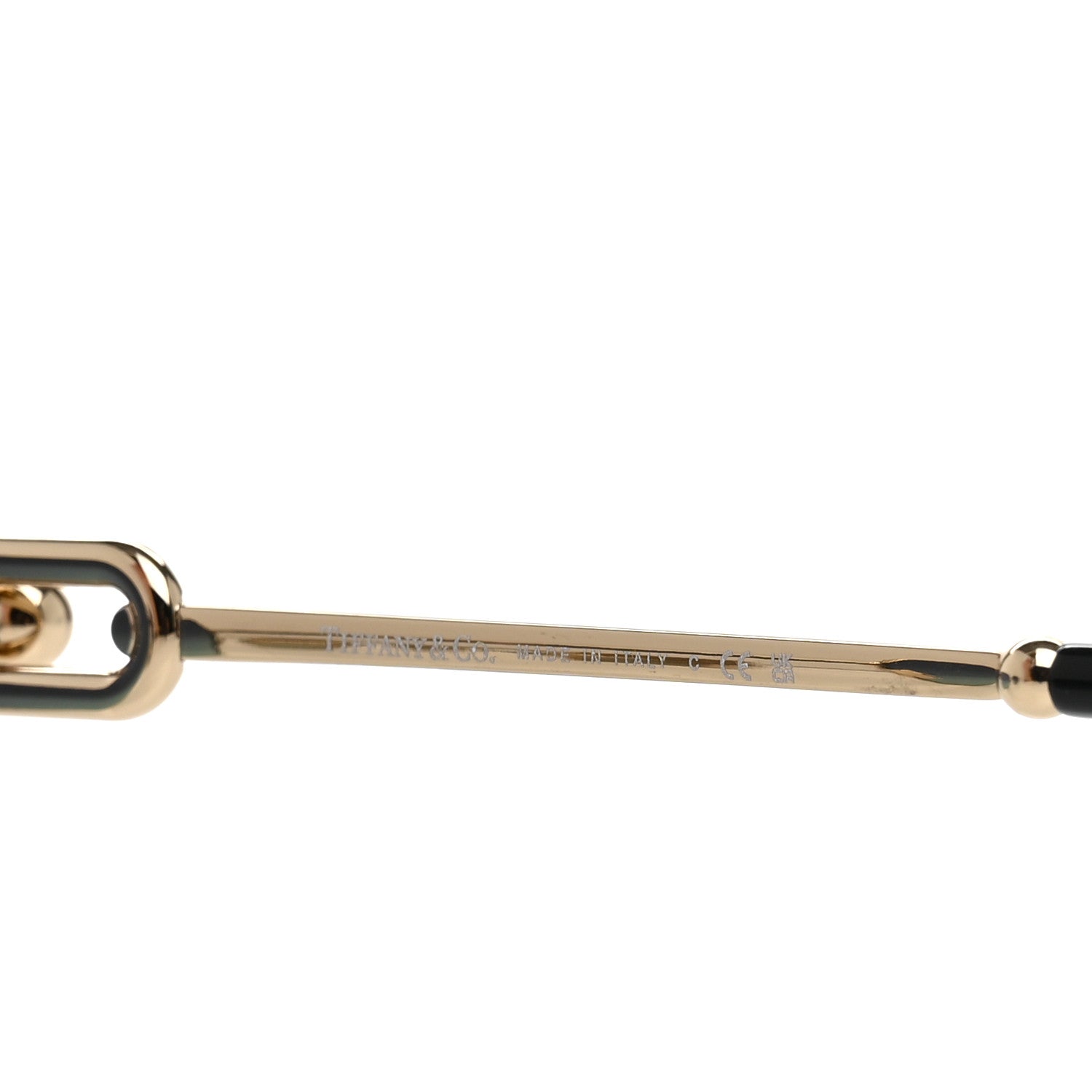 Tiffany Metal HardWear Sunglasses TF3111 Gold Blue 5 of 8
