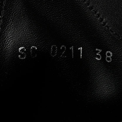 Louis Vuitton Suede Calfskin Jacquard Since 1854 Laureate Platform Desert Boots 38 Black 6 of 9