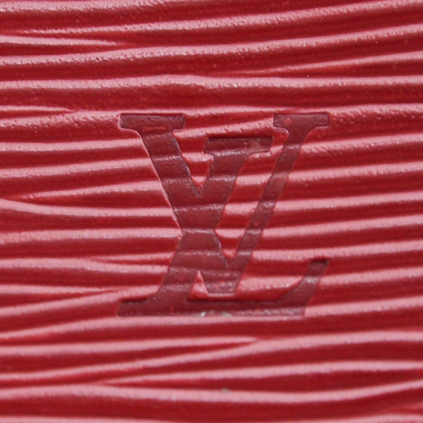 Epi Pochette Pouch Red Cosmetics