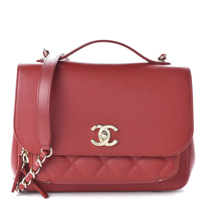 Chanel Caviar Quilted Medium Business Affinity Flap Red 1 of 10