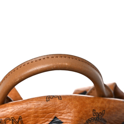 MCM Visetos Studded Small Stark M Backpack Cognac 14 of 19