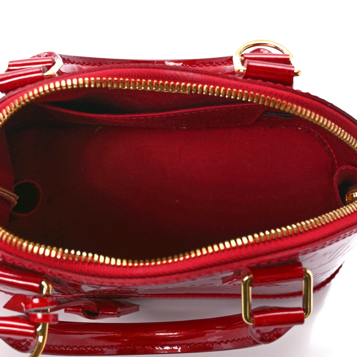 Louis Vuitton Vernis Alma BB Pomme D'Amour 5 of 12