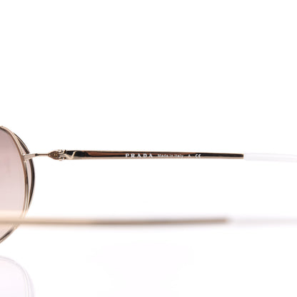 Prada Metal Sunglasses SPR 66V Gold 5 of 8