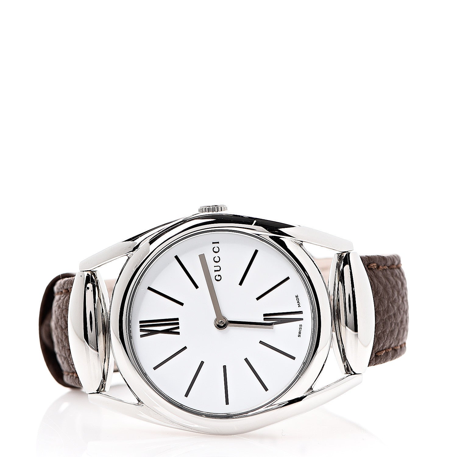 Gucci Stainless Steel Calfskin 34mm Horsebit Quartz Watch 2 of 7