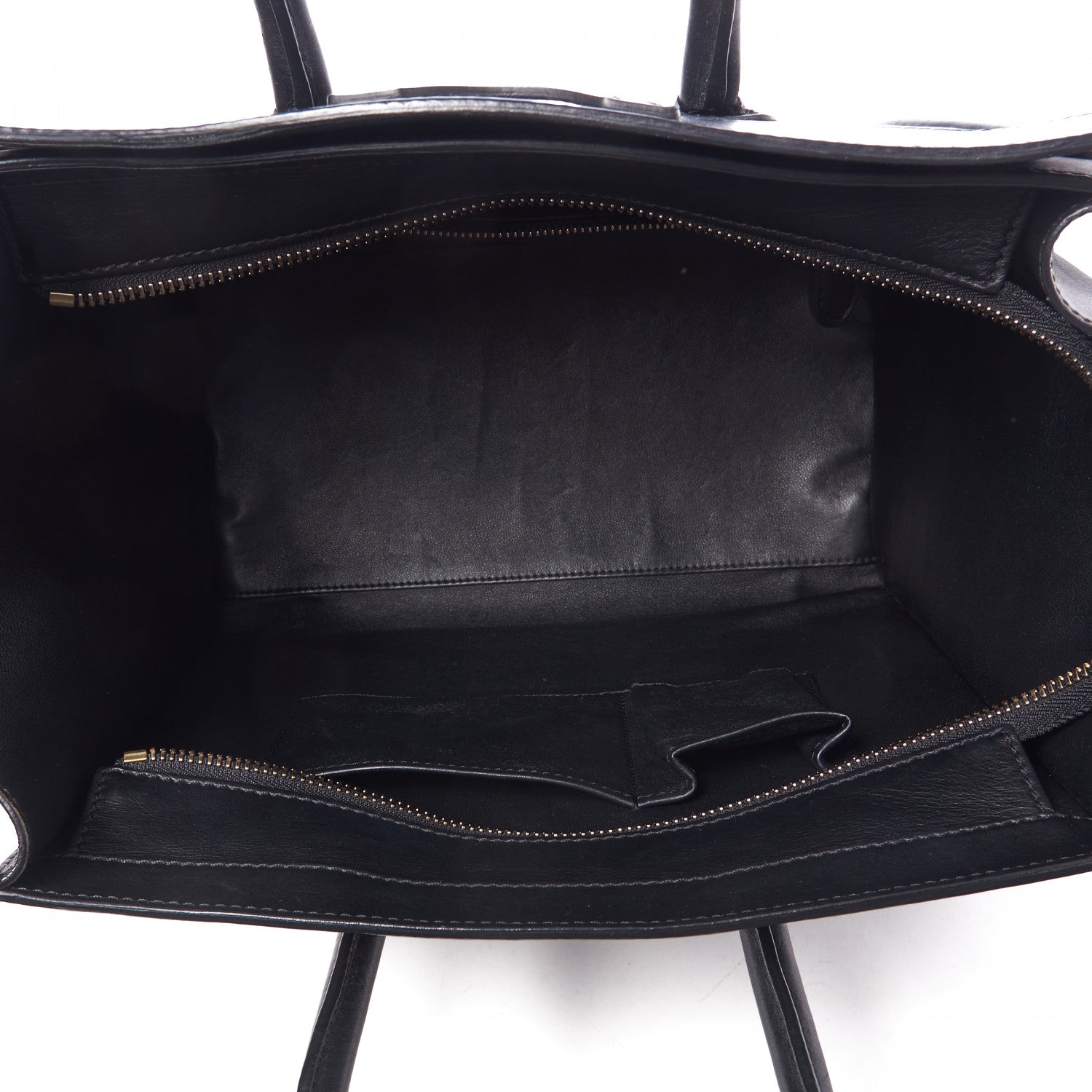 Celine Smooth Calfskin Mini Luggage Black 4 of 8