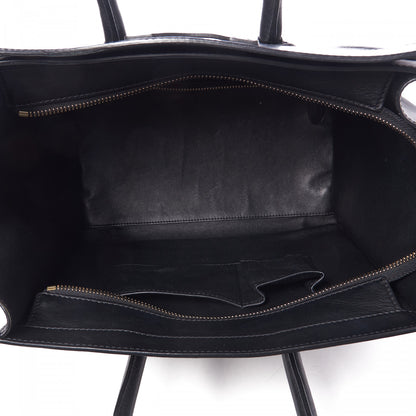 Celine Smooth Calfskin Mini Luggage Black 4 of 8