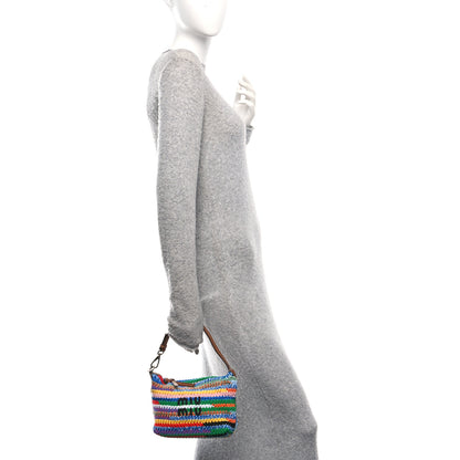 Miu Miu Fabric Crochet Pouch Multicolor 2 of 12