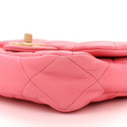 Chanel Lambskin Quilted Mini Funky Town Flap Pink 10 of 11
