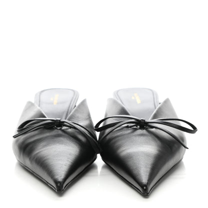 Balenciaga Goatskin Pointed Toe Knife Mules 37 Black 2 of 8