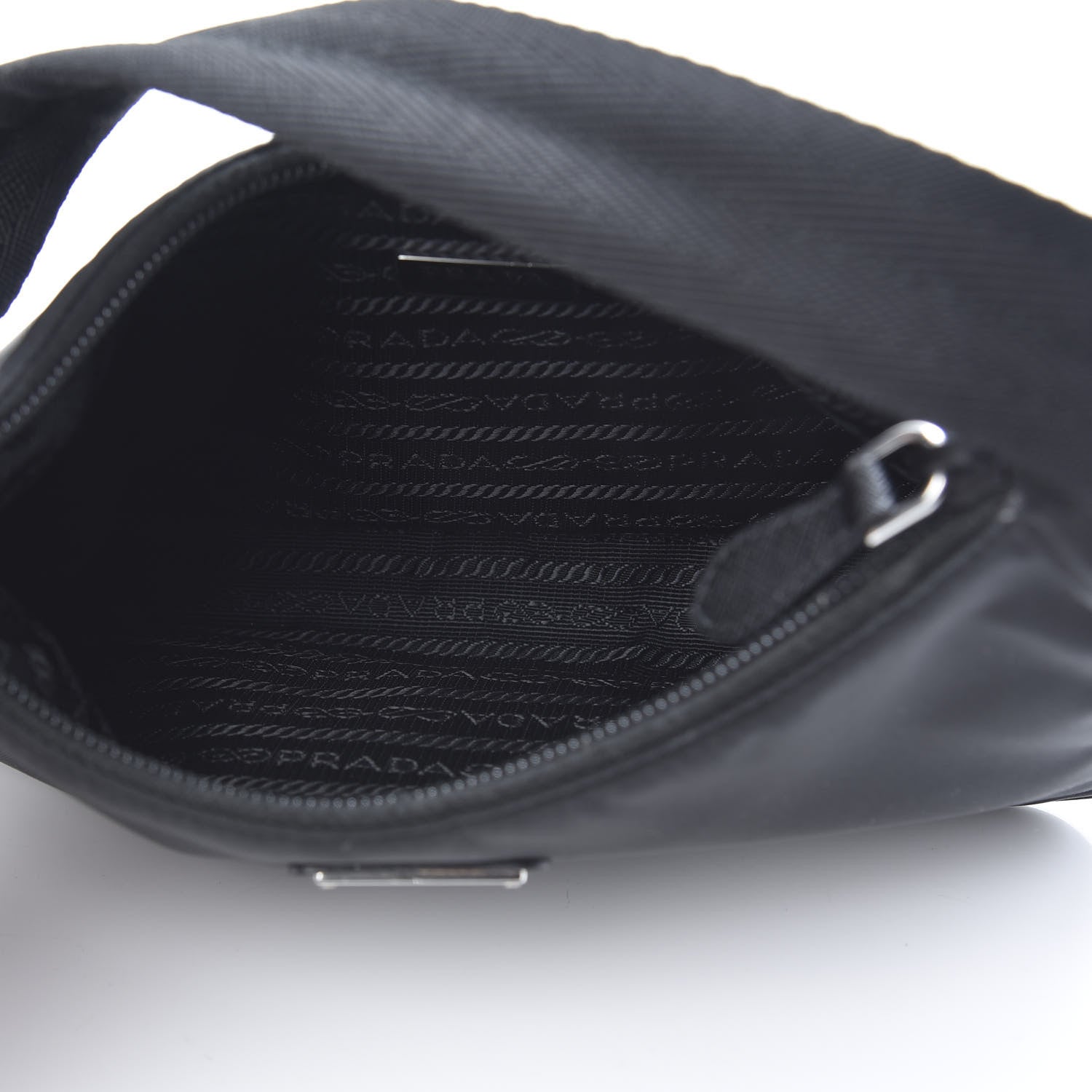 Prada Tessuto Nylon Mini Re-Edition 2000 Bag Black 5 of 11