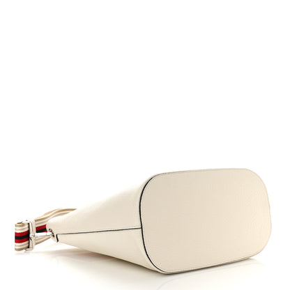 Prada Vitello Phenix Logo Hobo White 4 of 11