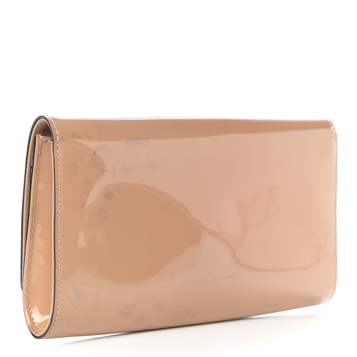 Louis Vuitton Patent Louise Clutch Nude 3 of 16
