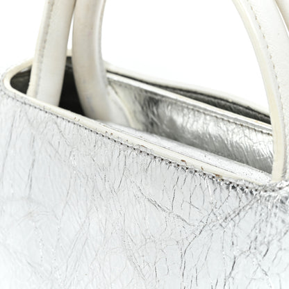 Christian Dior Metallic Calfskin Medium Diorever Flap Silver 15 of 21