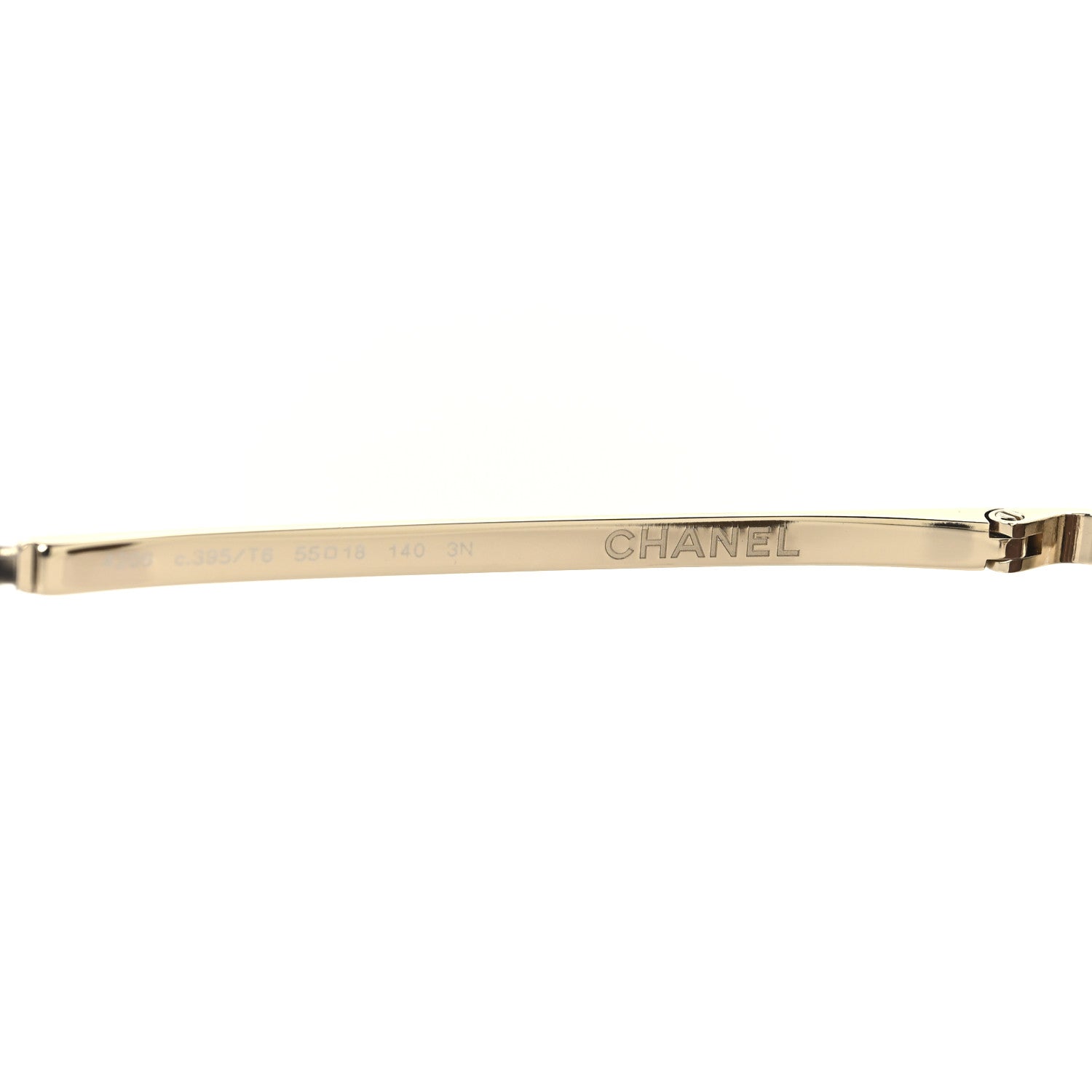 Chanel Round Spring Sunglasses 4206 Gold 5 of 7