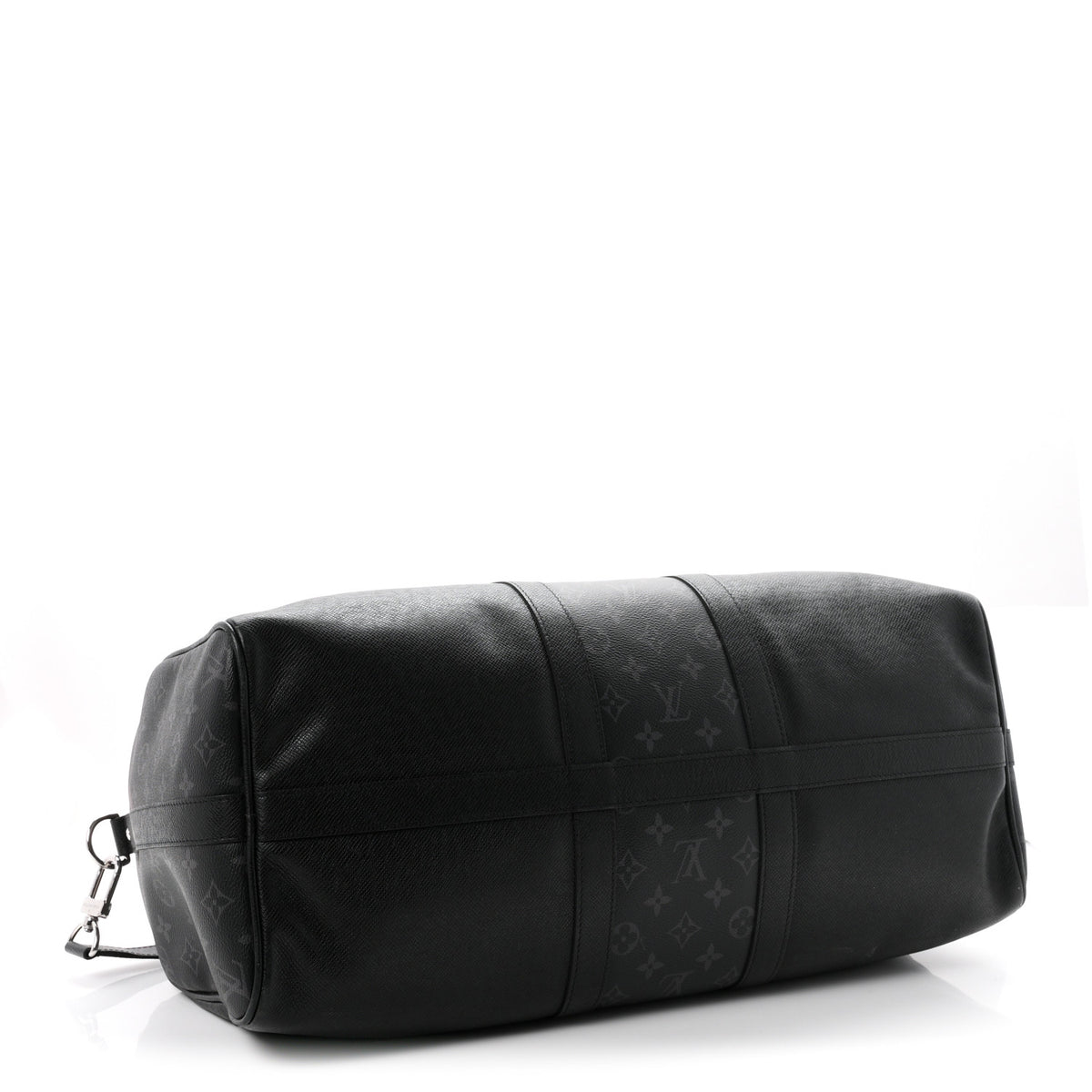 Louis Vuitton Taiga Monogram Eclipse Keepall Bandouliere 50 Black 3 of 8