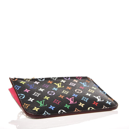 Louis Vuitton Monogram Multicolor Key Pouch Black Grenade 4 of 8