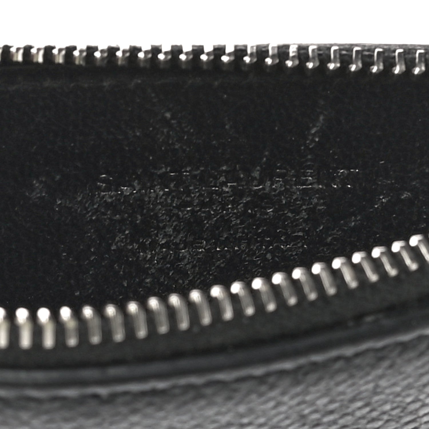 Saint Laurent Grained Calfskin 5 Fragments Zip Pouch Card Holder Black 10 of 10