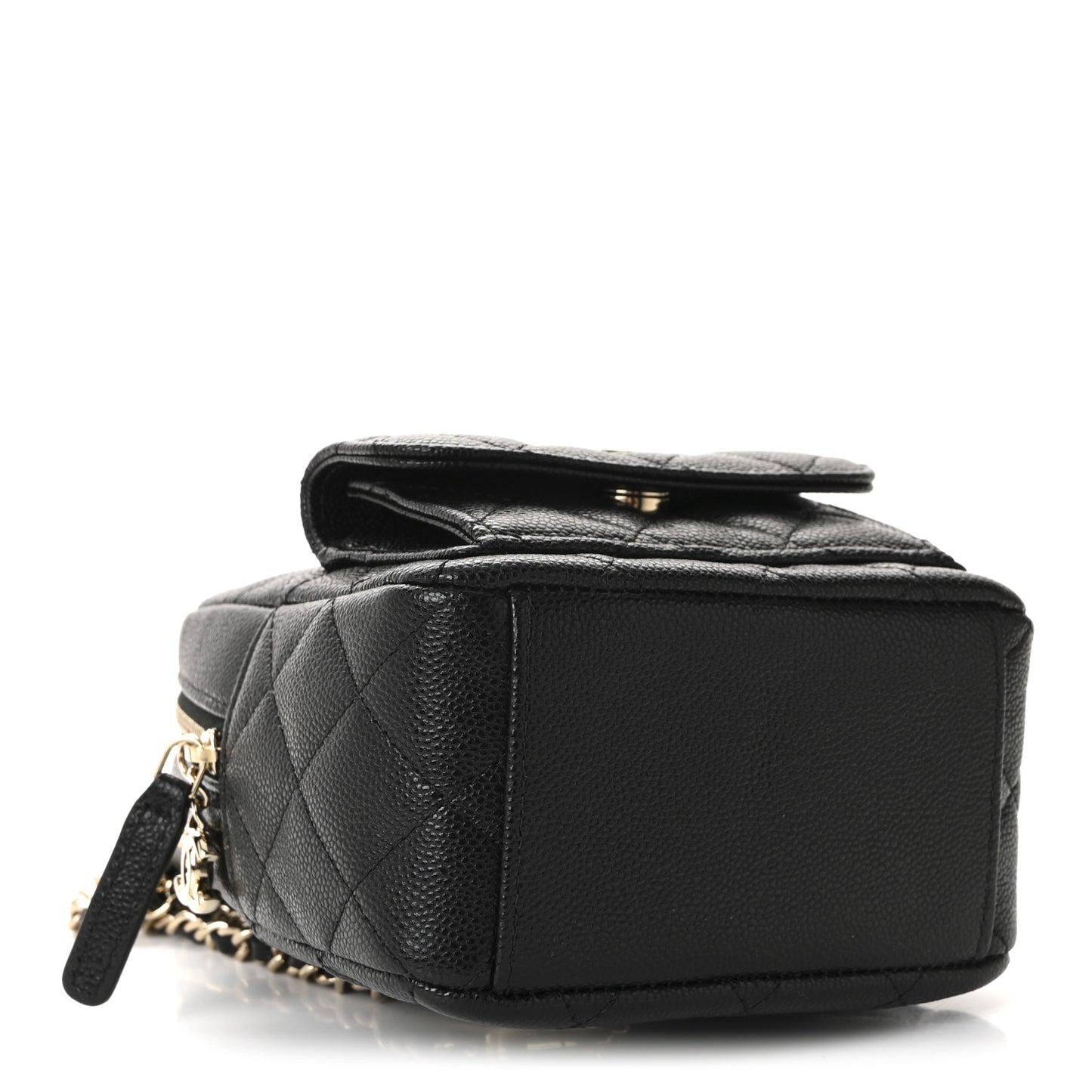 Caviar Quilted CC Mini Classic Backpack Black