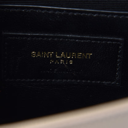 Saint Laurent Grain De Poudre Small Monogram Kate Satchel Nude Powder 6 of 13