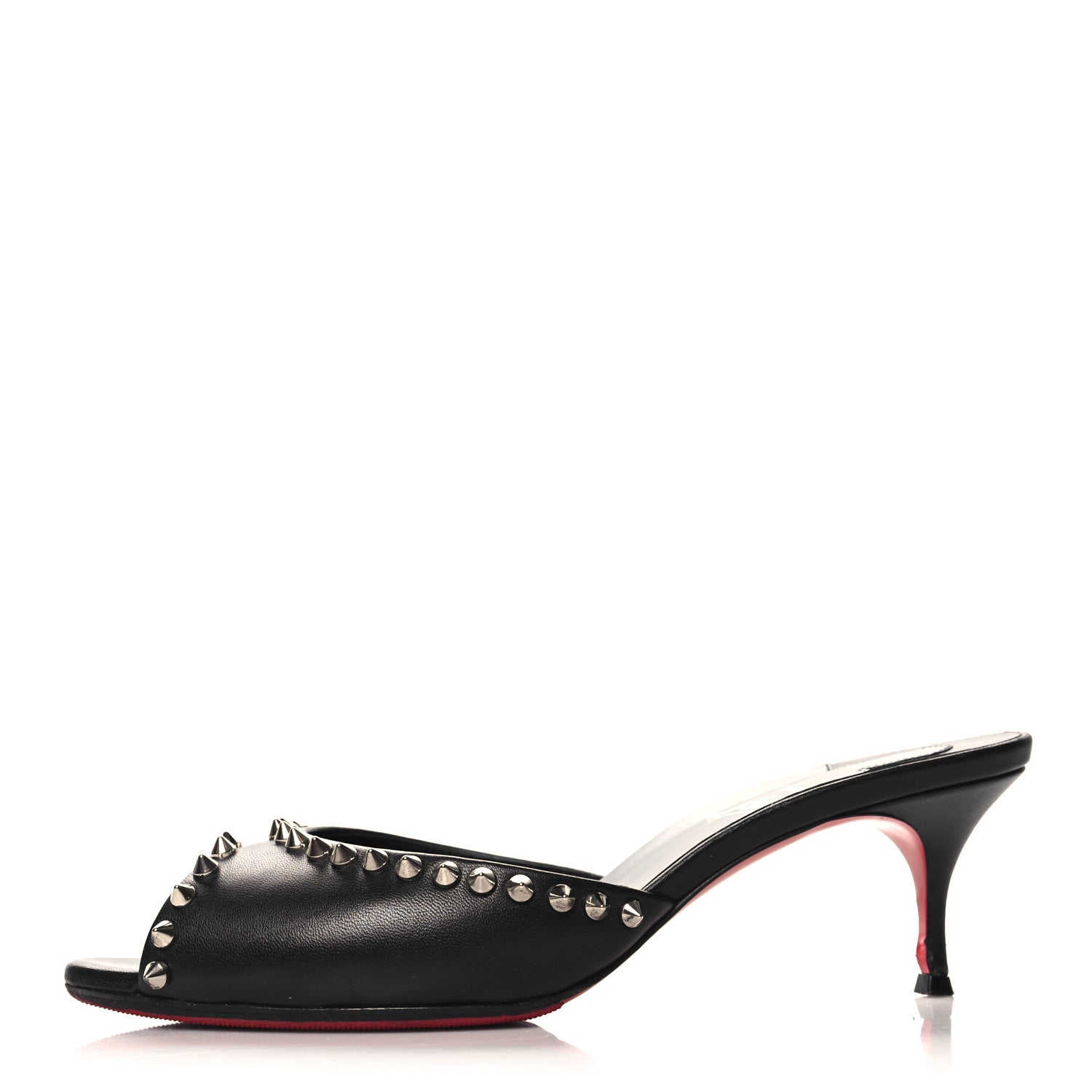 Christian Louboutin Nappa Spike Me Dolly 85 Sandals 39 Black 1 of 8