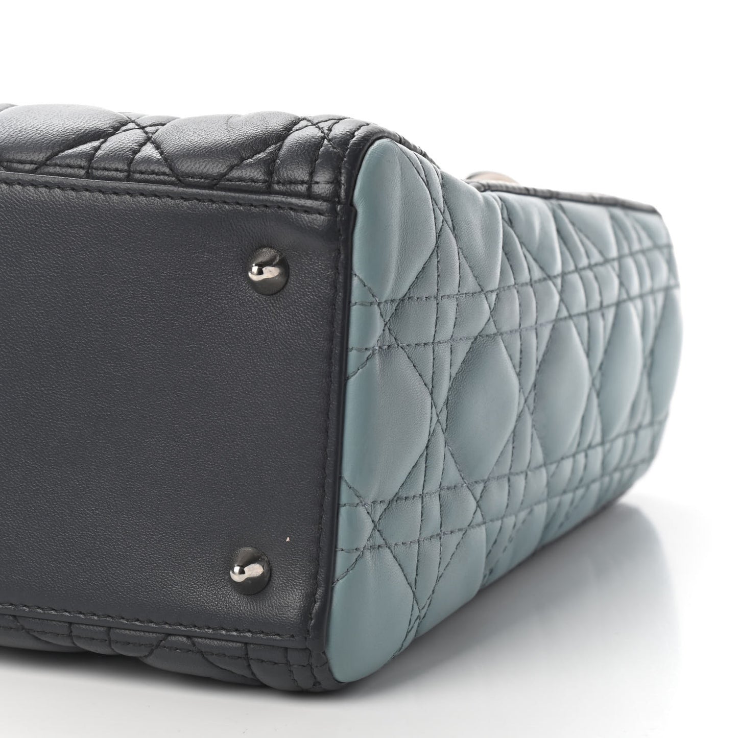Lambskin Cannage Medium Tri-Color Lady Dior Multicolor