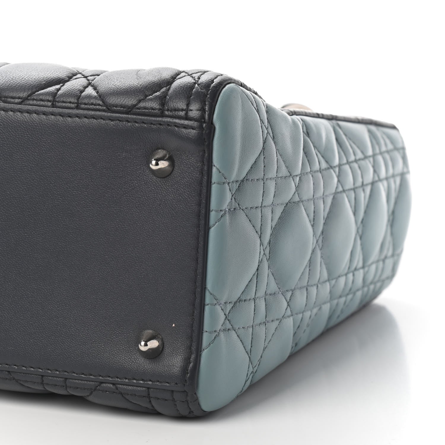 Christian Dior Lambskin Cannage Medium Tri-Color Lady Dior Multicolor 7 of 11