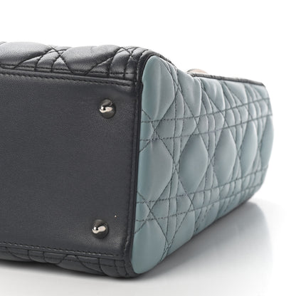 Christian Dior Lambskin Cannage Medium Tri-Color Lady Dior Multicolor 7 of 11