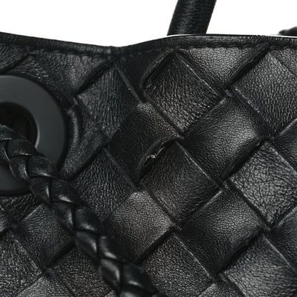 Bottega Veneta Nappa Intrecciato Small Andiamo Shoulder Bag Black 11 of 11