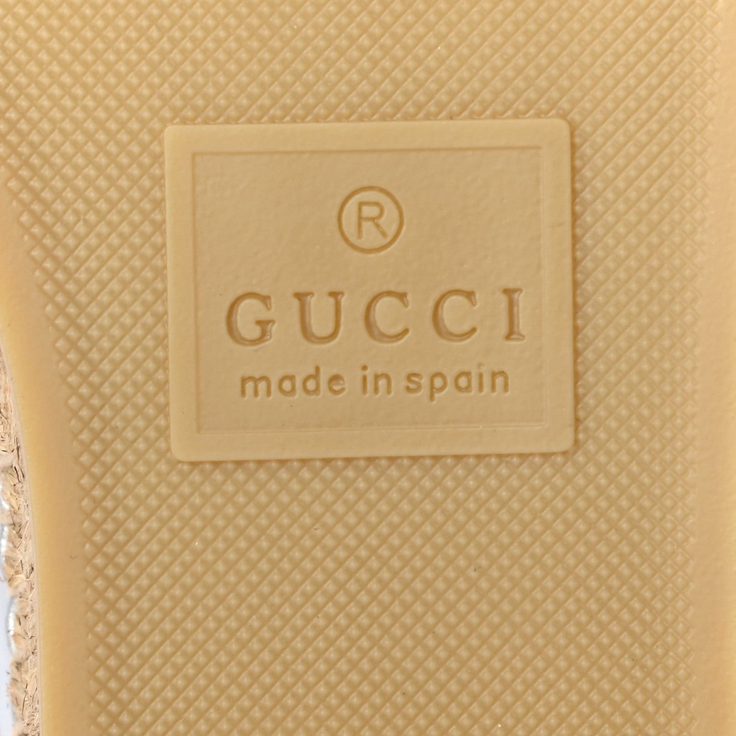 Gucci Metallic Nappa GG Marmont Espadrilles 39 Silver 6 of 10