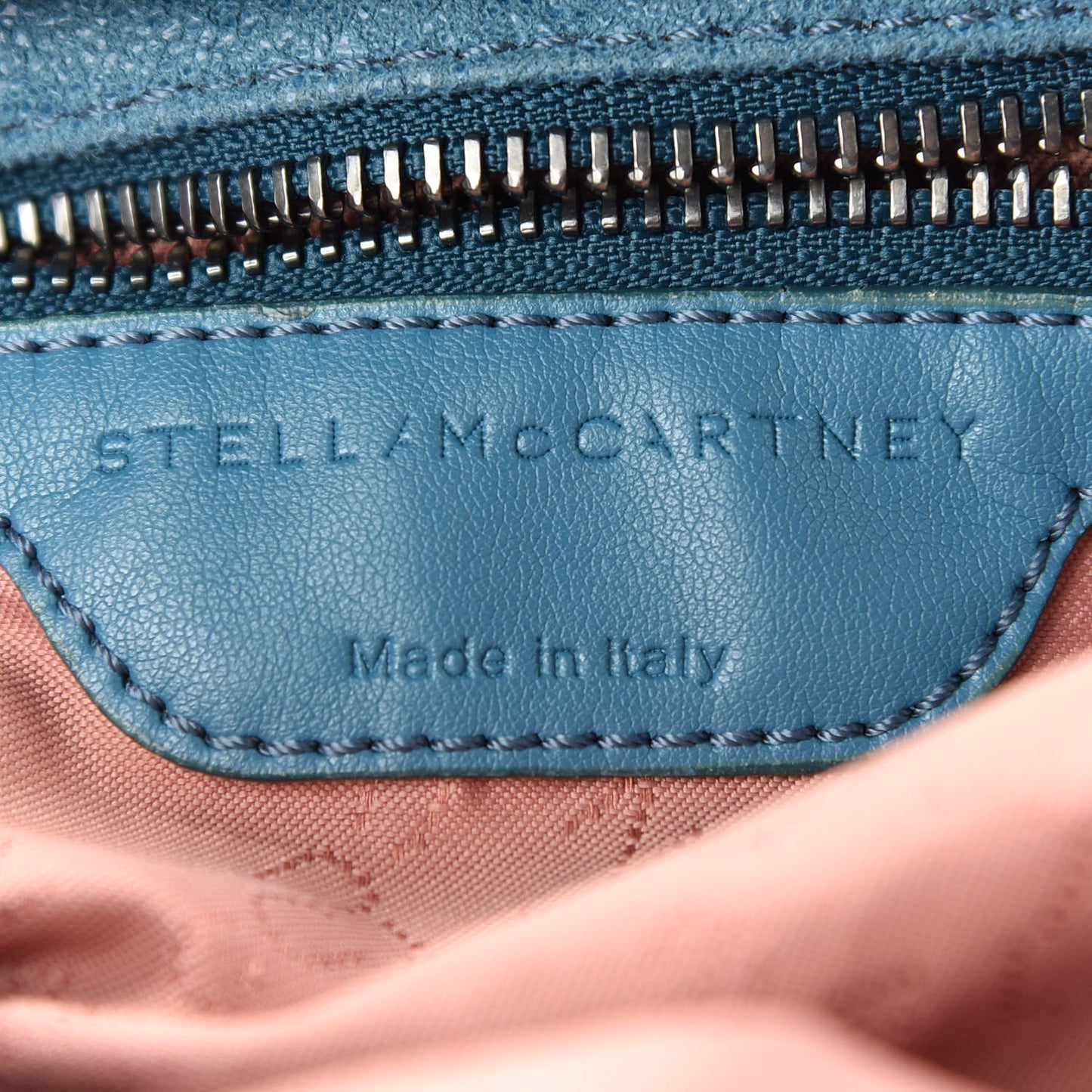 Shaggy Deer Falabella Fold Over Tote Blue