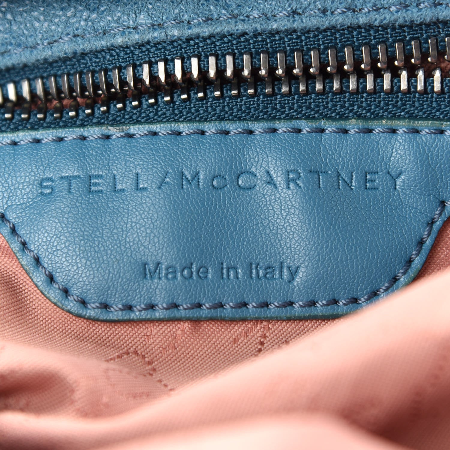 Stella McCartney Shaggy Deer Falabella Fold Over Tote Blue 6 of 9