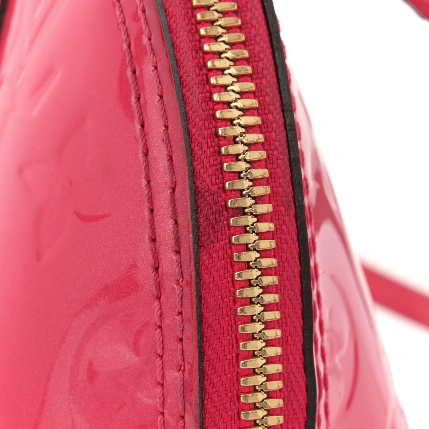Louis Vuitton Vernis Alma BB Hot Pink 12 of 13