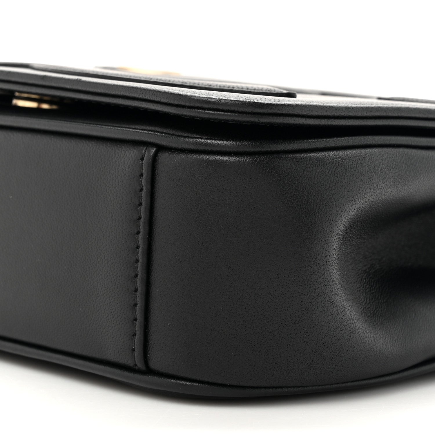Chanel Lambskin CC Mania Flap Bag Black 9 of 10