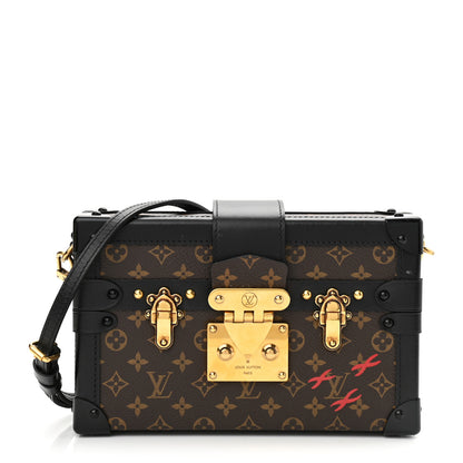 Louis Vuitton Monogram Petite Malle Black 1 of 11