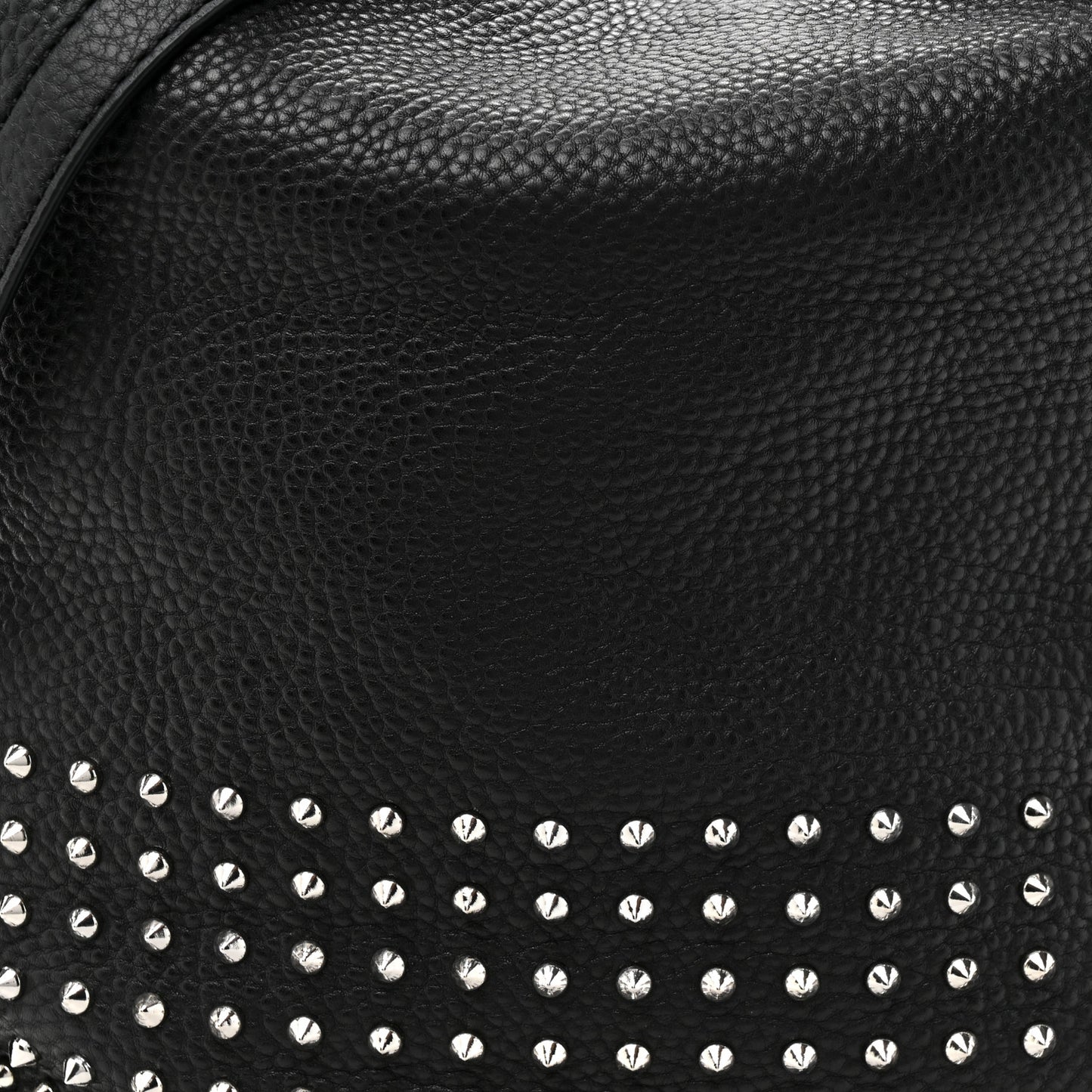 Calfskin Studded Medium Susanna Hobo Black
