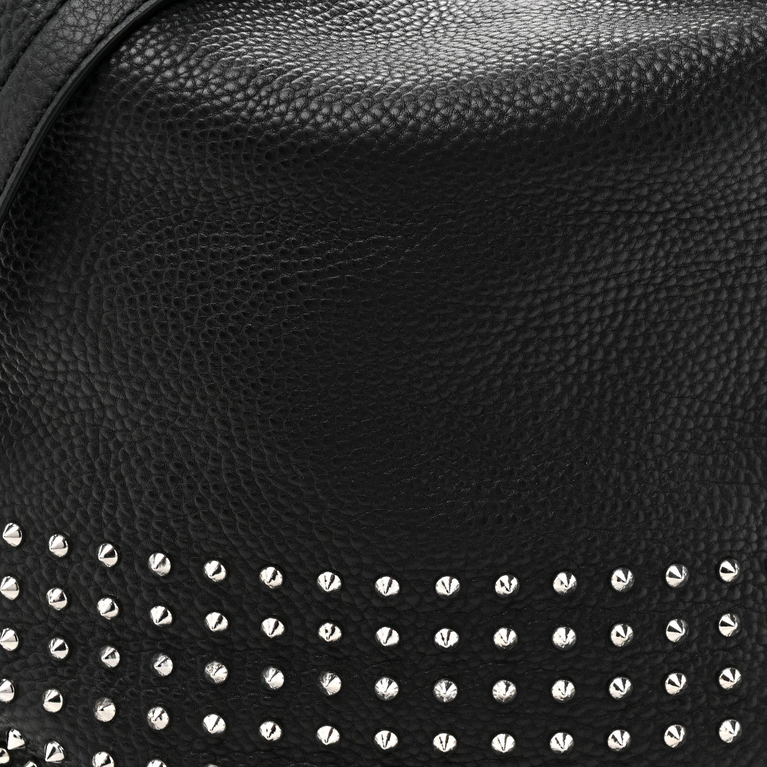 Burberry Calfskin Studded Medium Susanna Hobo Black 6 of 9
