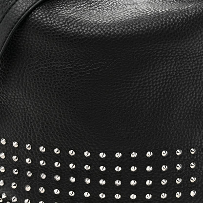 Burberry Calfskin Studded Medium Susanna Hobo Black 6 of 9