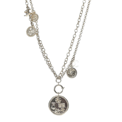 Chanel CC Medallion 100 Anniversary Chain Necklace Gold 1 of 7