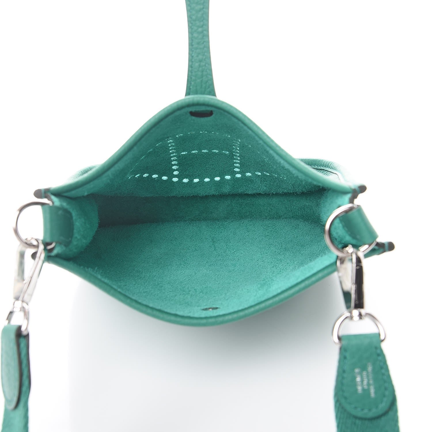 Hermes Taurillon Clemence Evelyne TPM Vert Vertigo 5 of 9