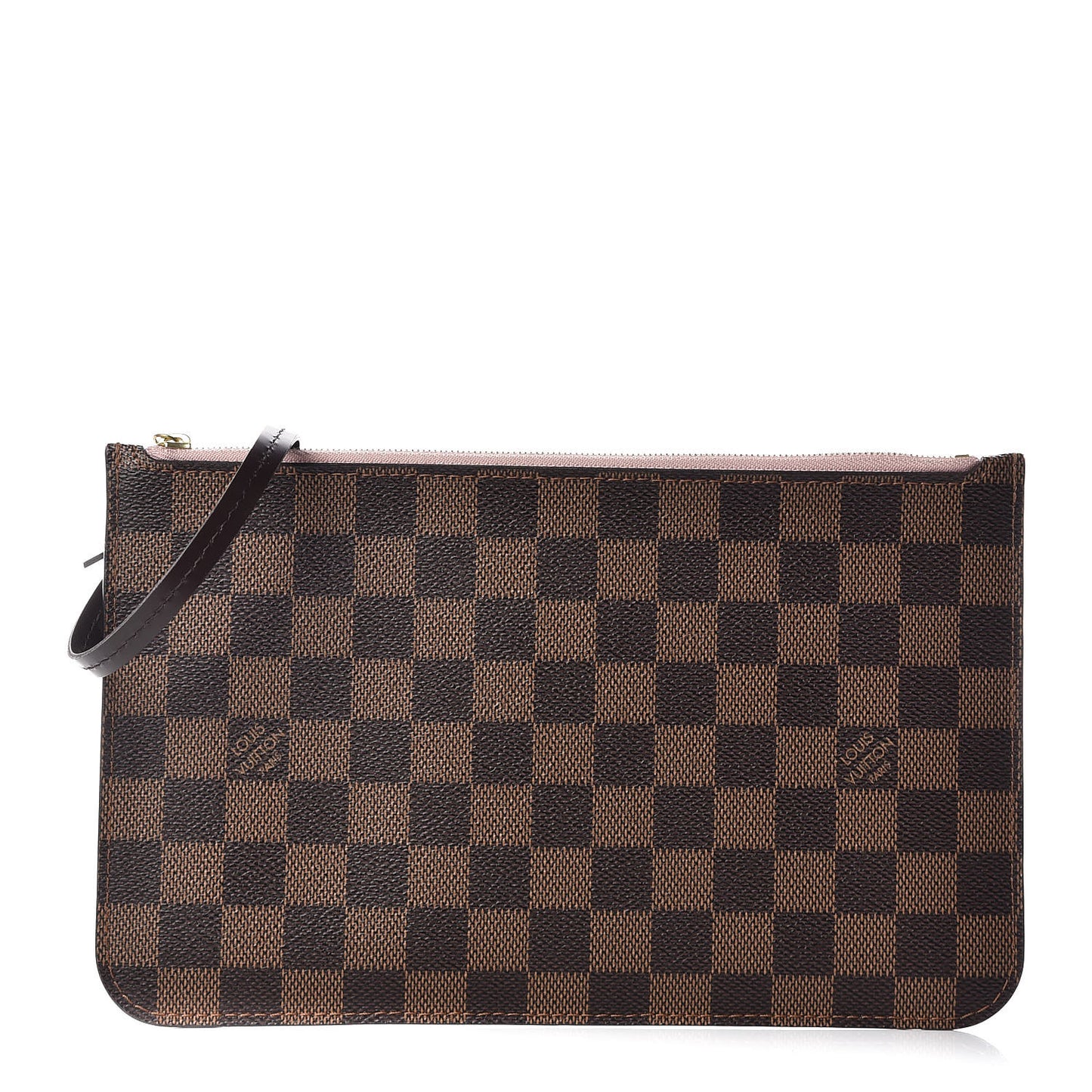 Damier Ebene Neverfull MM GM Pochette Rose Ballerine